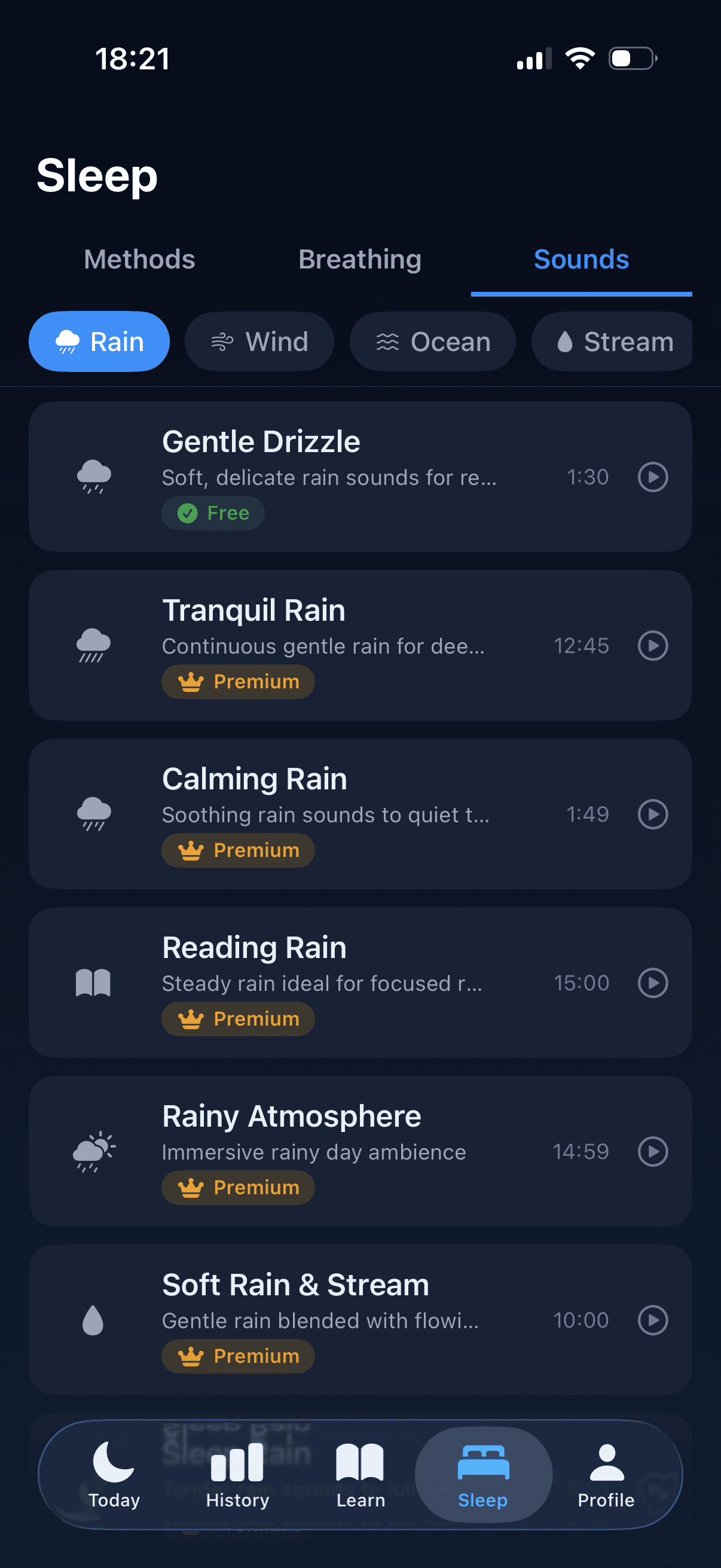 DotSleep sleep sound library